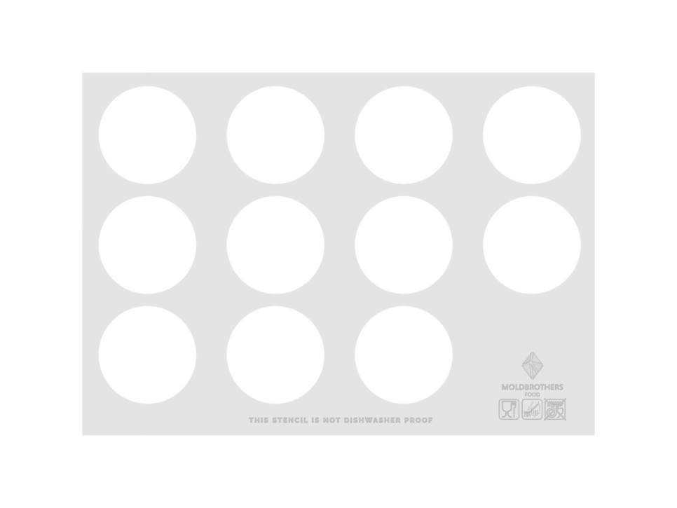 Sjablonplate med stempel, Ribble Disc Pressing Set - Moldbrothers