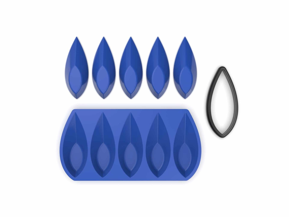 Silikonform, Oval Tartelette Mold - Moldbrothers i gruppen Baking / Bakeformer / Silikonformer hos The Kitchen Lab (2296-34846)