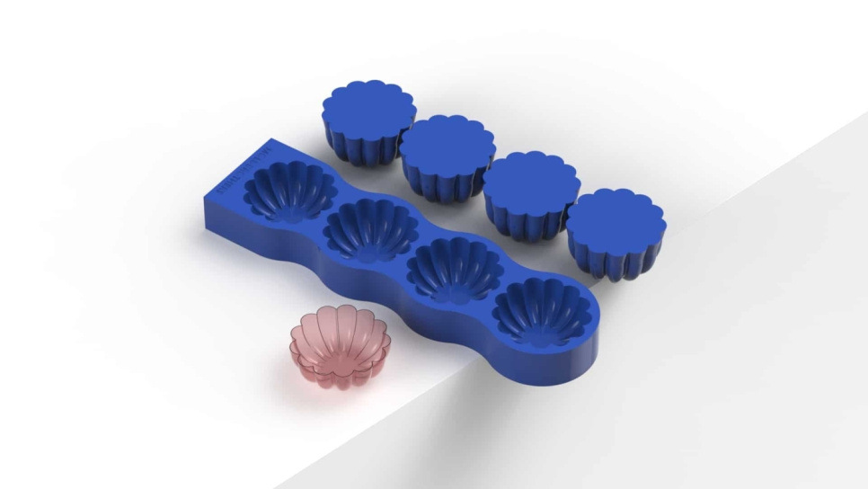 Silikonform, Cloud Glass Tartelette Mold - Moldbrothers i gruppen Baking / Bakeformer / Silikonformer hos The Kitchen Lab (2296-34850)