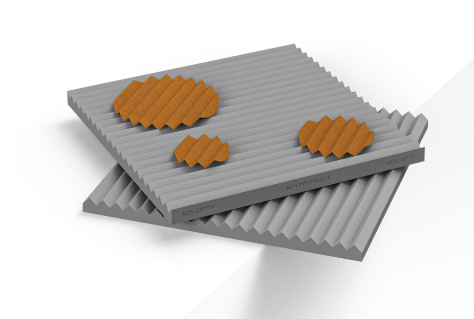 Silikonform, Tooth Mille-Feuille Mold - Moldbrothers i gruppen Baking / Bakeformer / Silikonformer hos The Kitchen Lab (2296-34857)