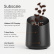 Subminimal SubScale espressovekt, svart
