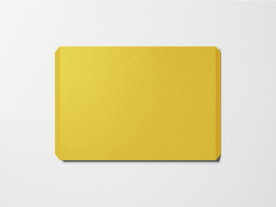 Skjærebrett L, Gul - Veark i gruppen Matlaging / Kjøkkenutstyr / Skjærebrett hos The Kitchen Lab (2324-36559)